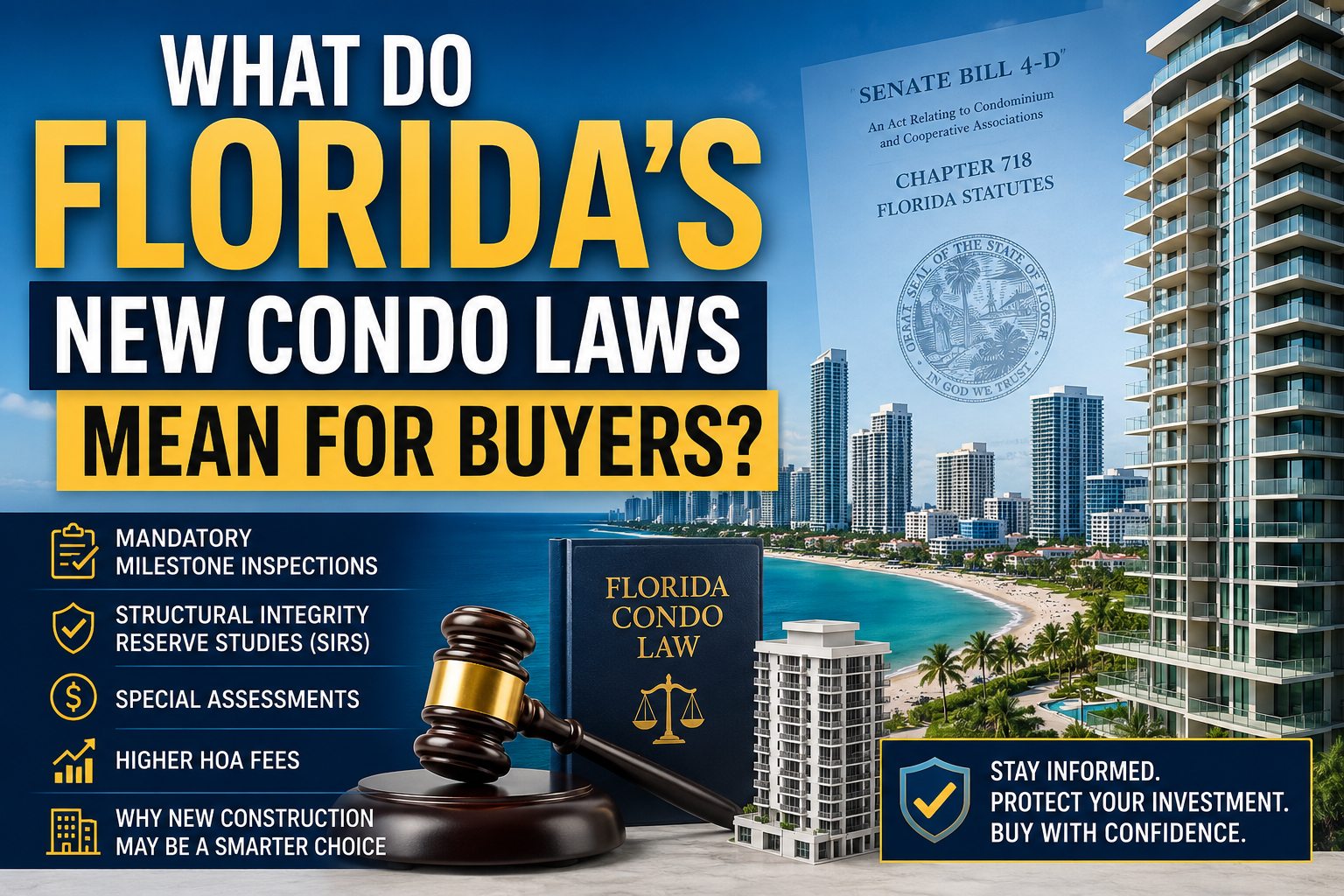 featured image for story, What Do Florida’s New Condo Laws Mean for Buyers?