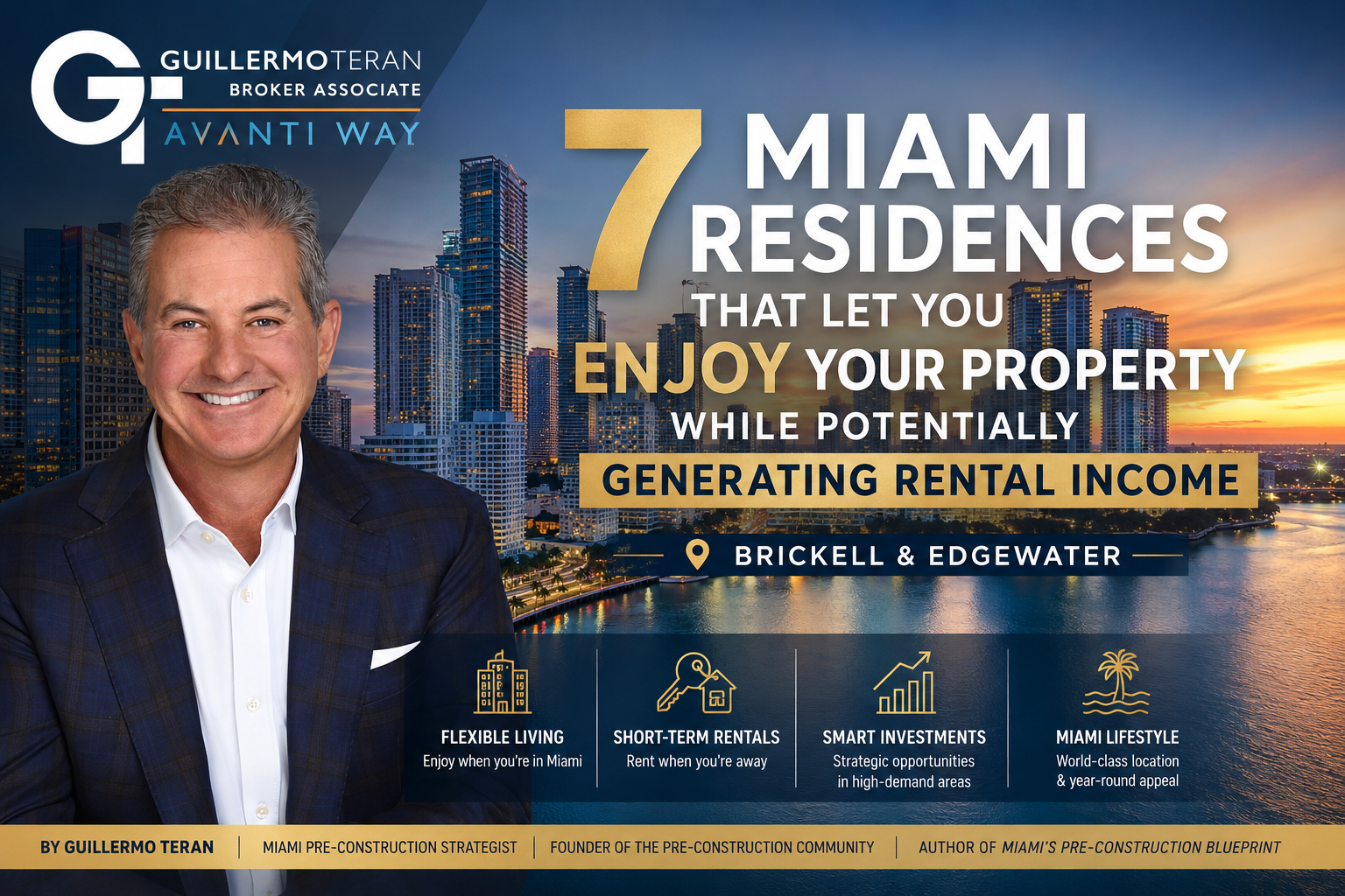 featured image for story, 7 Miami Condominiums That Allow Flexible Living and Short-Term Rentals: A Buyer’s Guide to Brickell and Edgewater