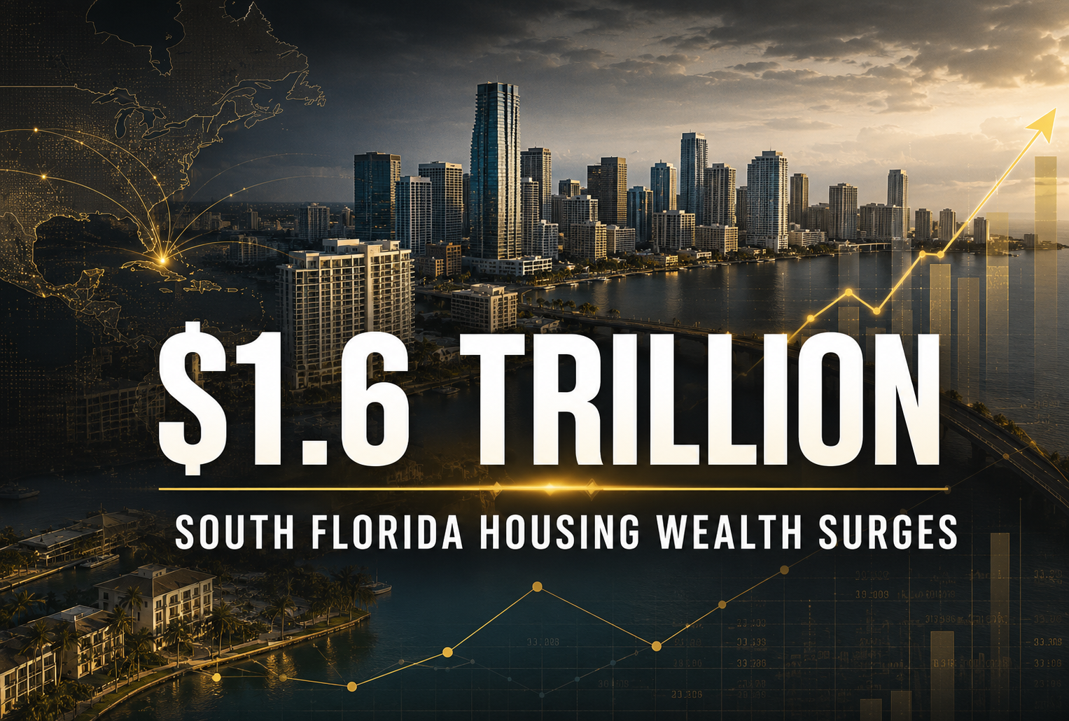 featured image for story, South Florida’s $1.6 Trillion Housing Market Fuels Regional Wealth