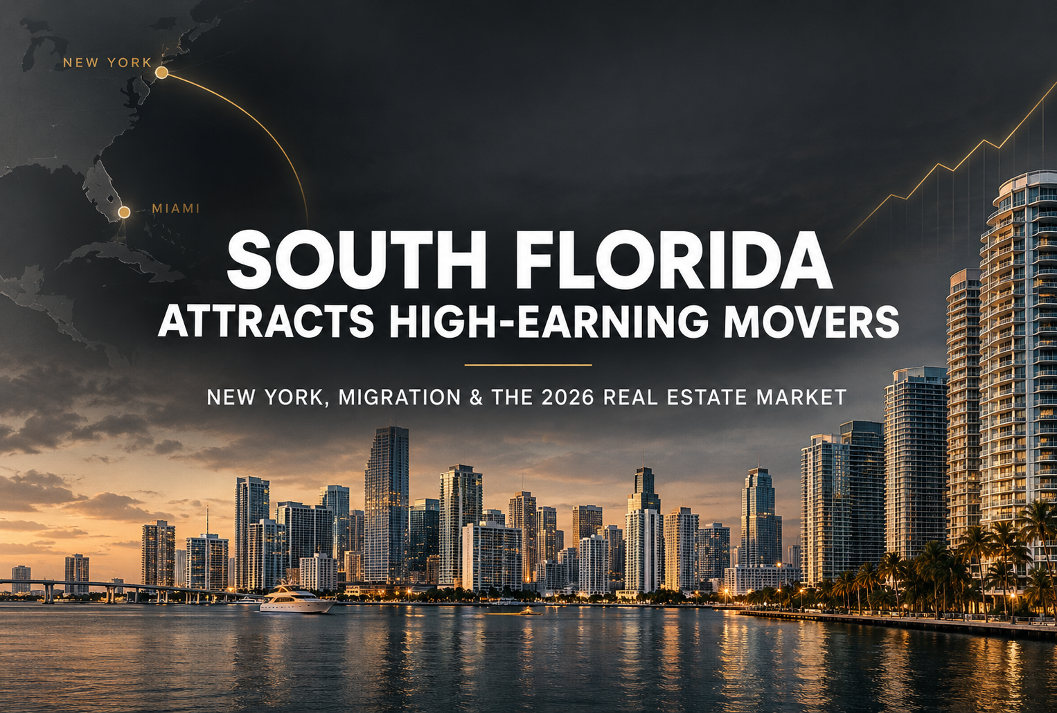 featured image for story, South Florida Attracts High-Earning Job Movers as New York Leads Net Inflows