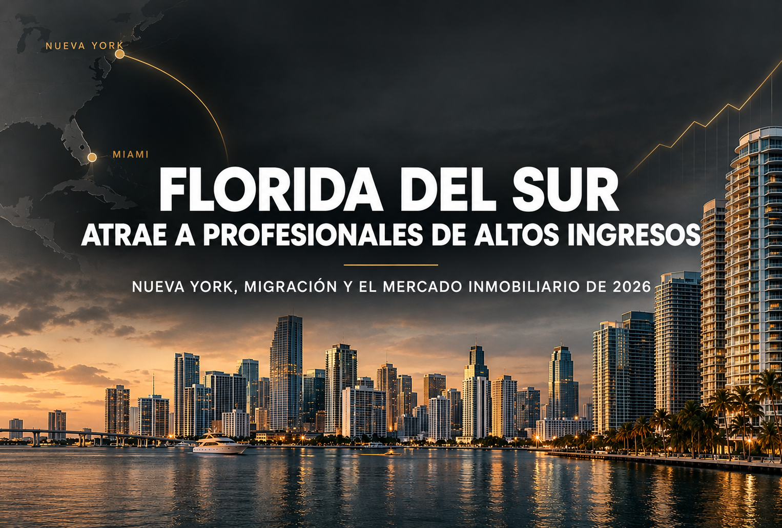featured image for story, El sur de Florida atrae a profesionales de altos ingresos mientras Nueva York lidera las entradas netas