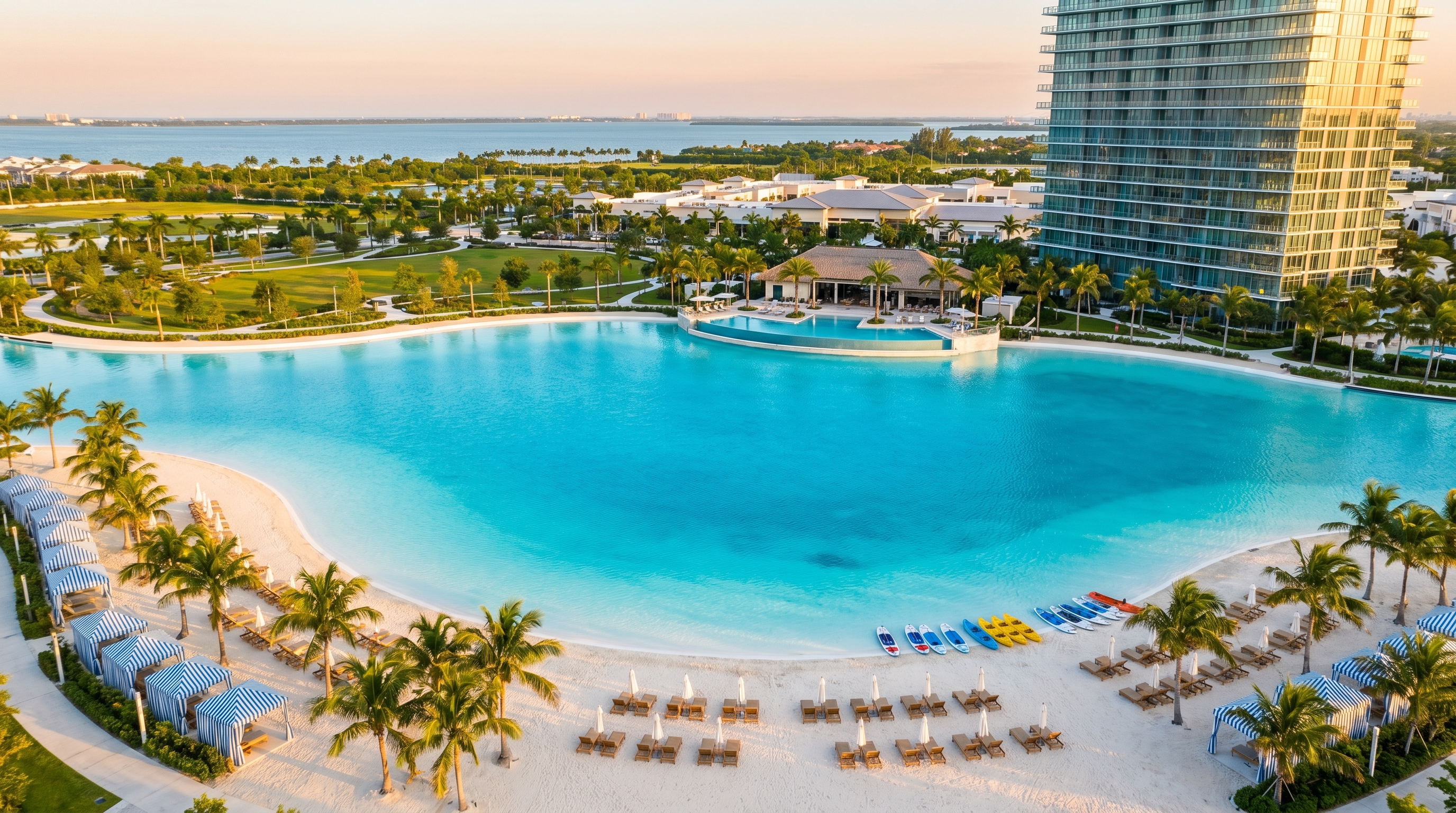 featured image for story, One Park Tower by Turnberry: The 33-Story SoLé Mia Condo Wrapped Around a 7-Acre Crystal Lagoon in North Miami